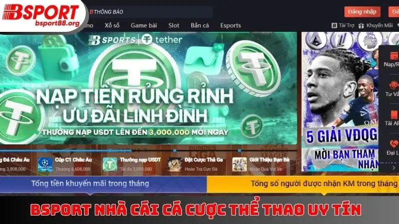 Bsport nhà cái cá cược thể thao uy tín