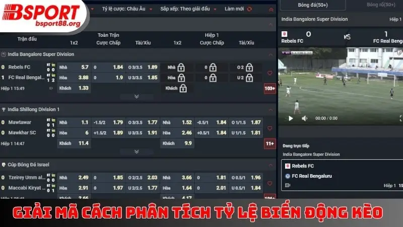 Giải mã cách phân tích tỷ lệ biến động kèo