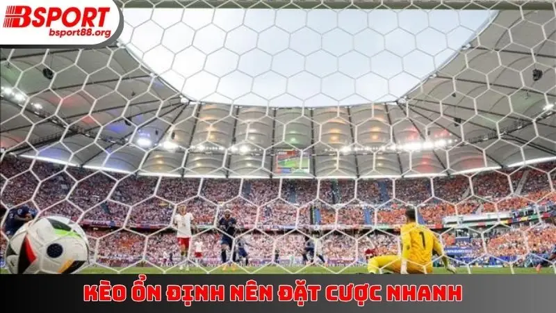 Kèo ổn định nên đặt cược nhanh