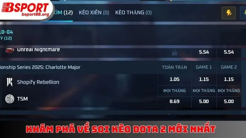 Khám phá về soi kèo Dota 2 mới nhất