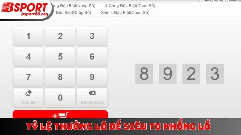 Tỷ lệ thưởng lô đề siêu to khổng lồ